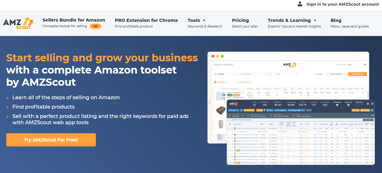 best Amazon seller tool