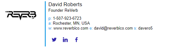 email signature elements