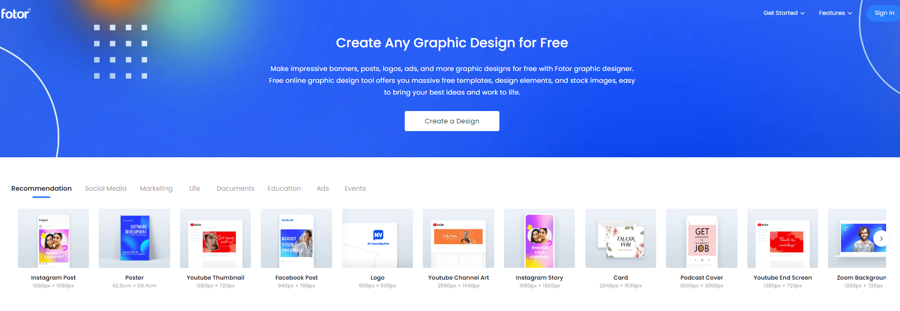 fotor best graphic design tool