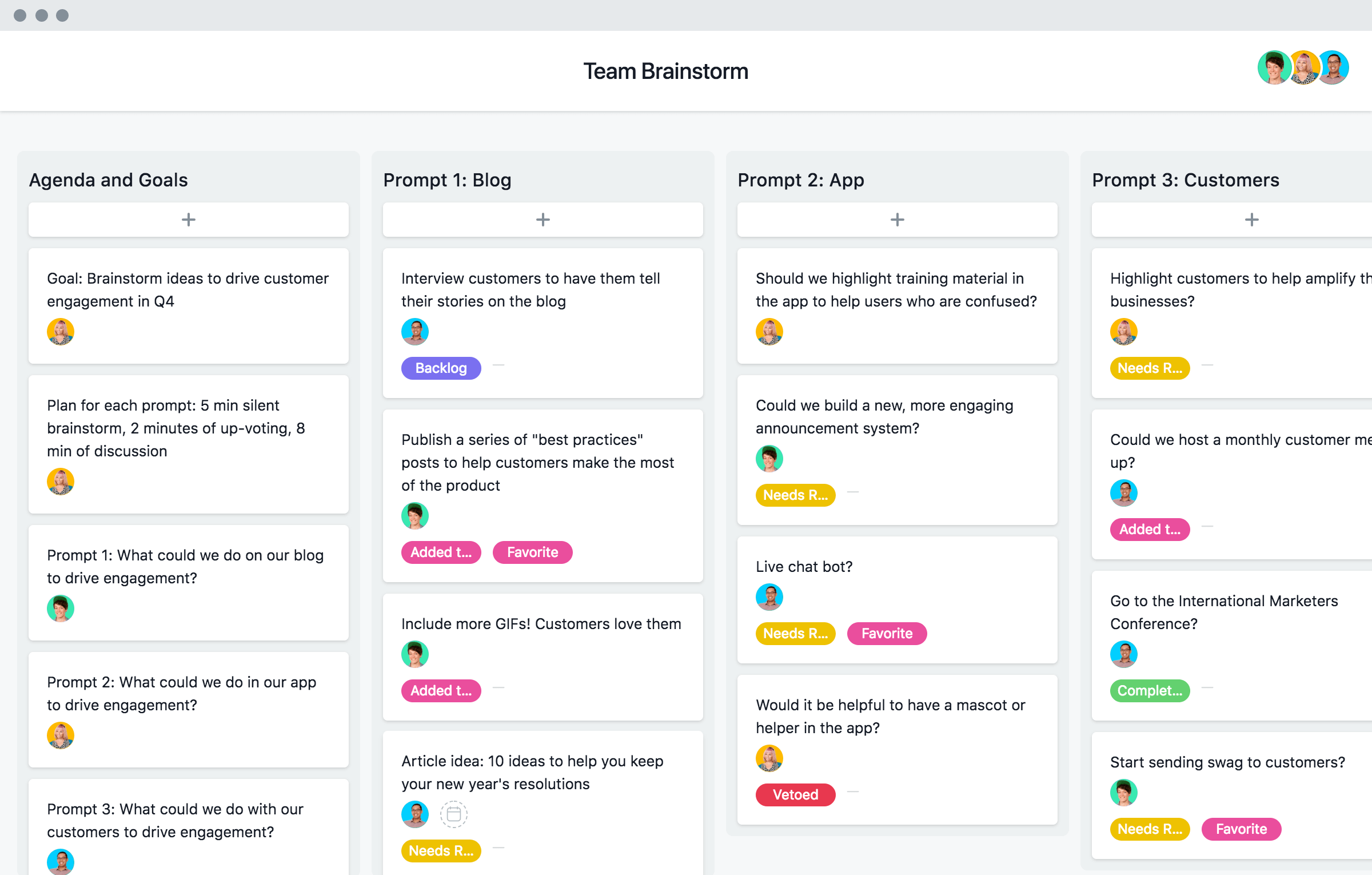 brainstorm template