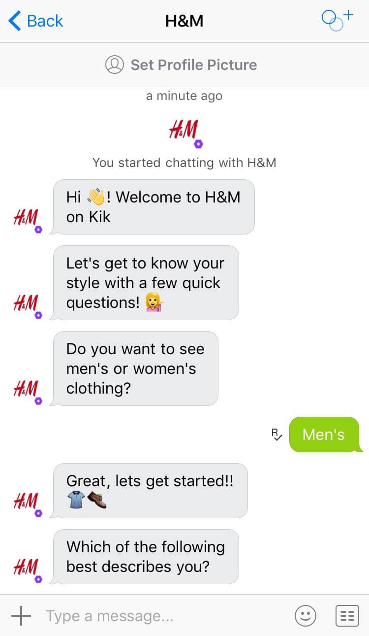 interactive sex chatbot