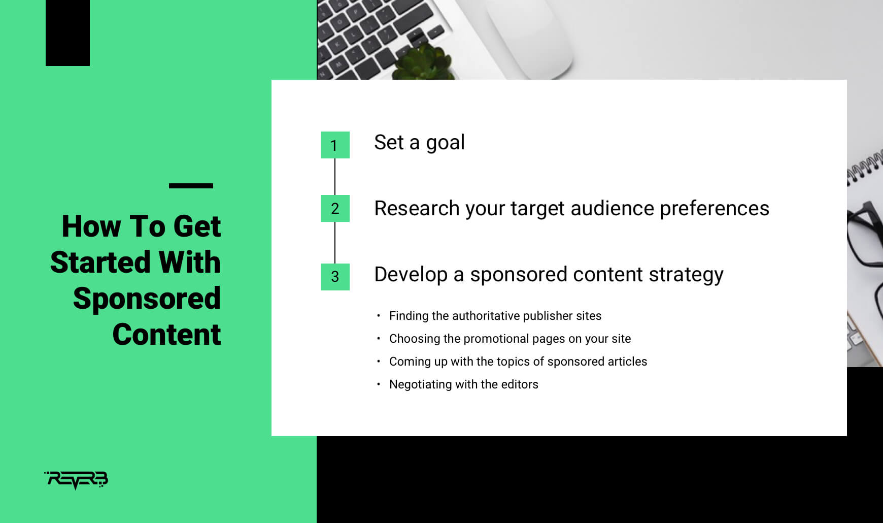 how to get started with sponsored content