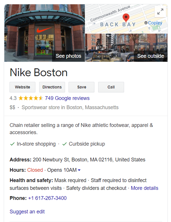 google business listing customer service