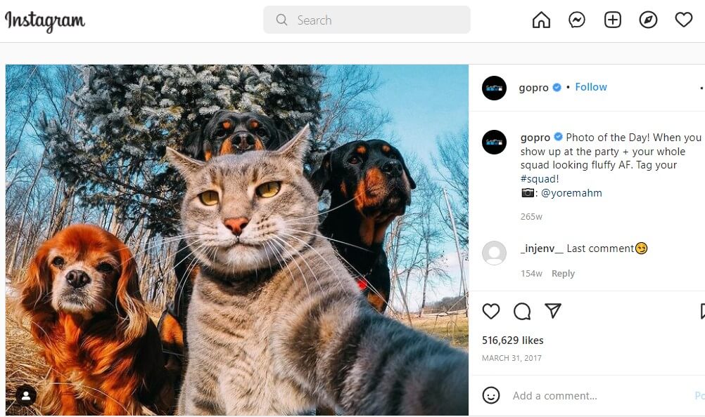 GoPro user-generated content