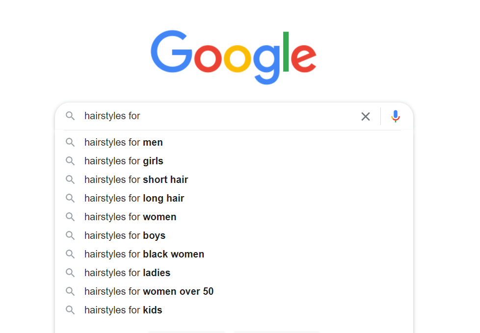 google suggests