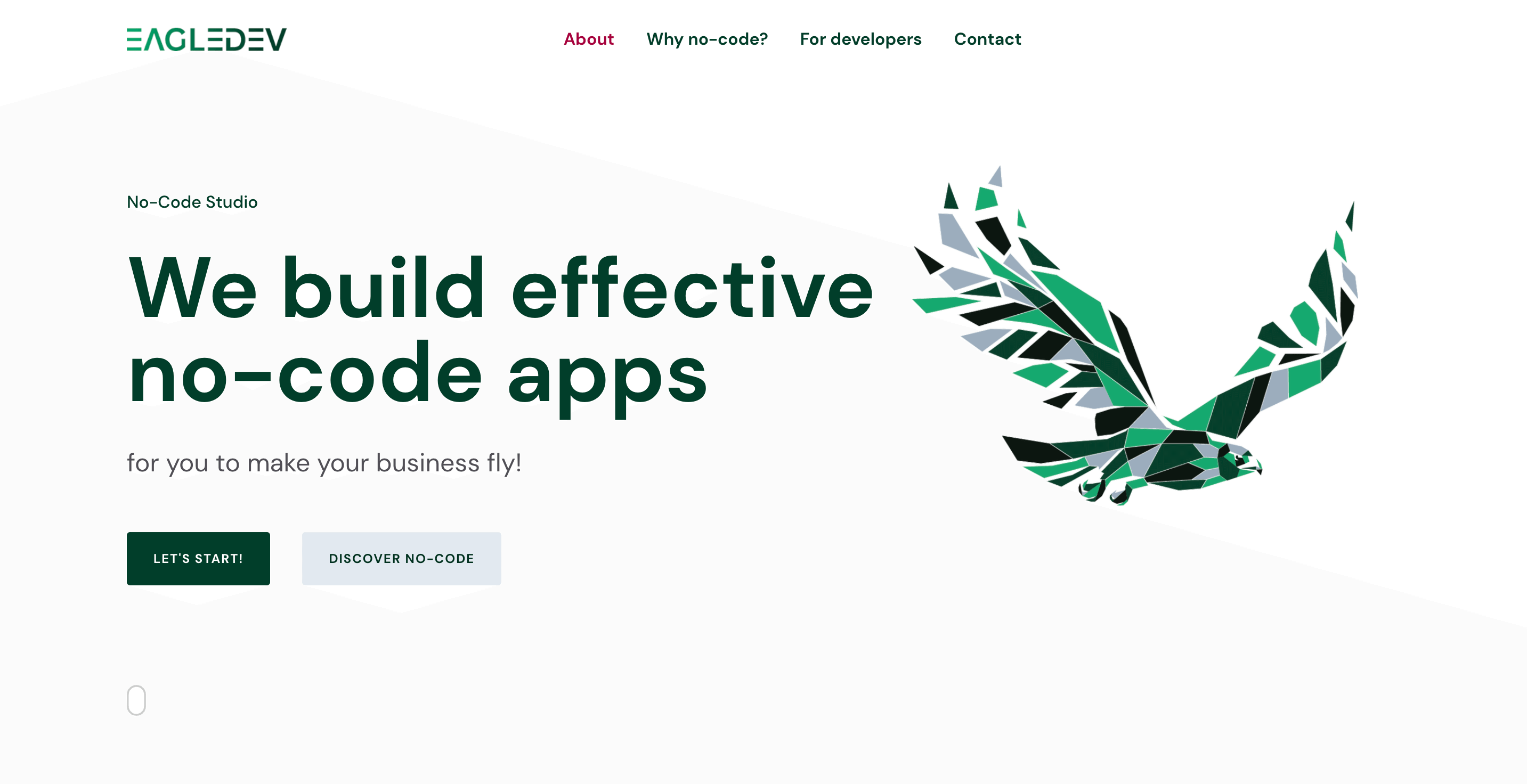 eagle dev no-code agency