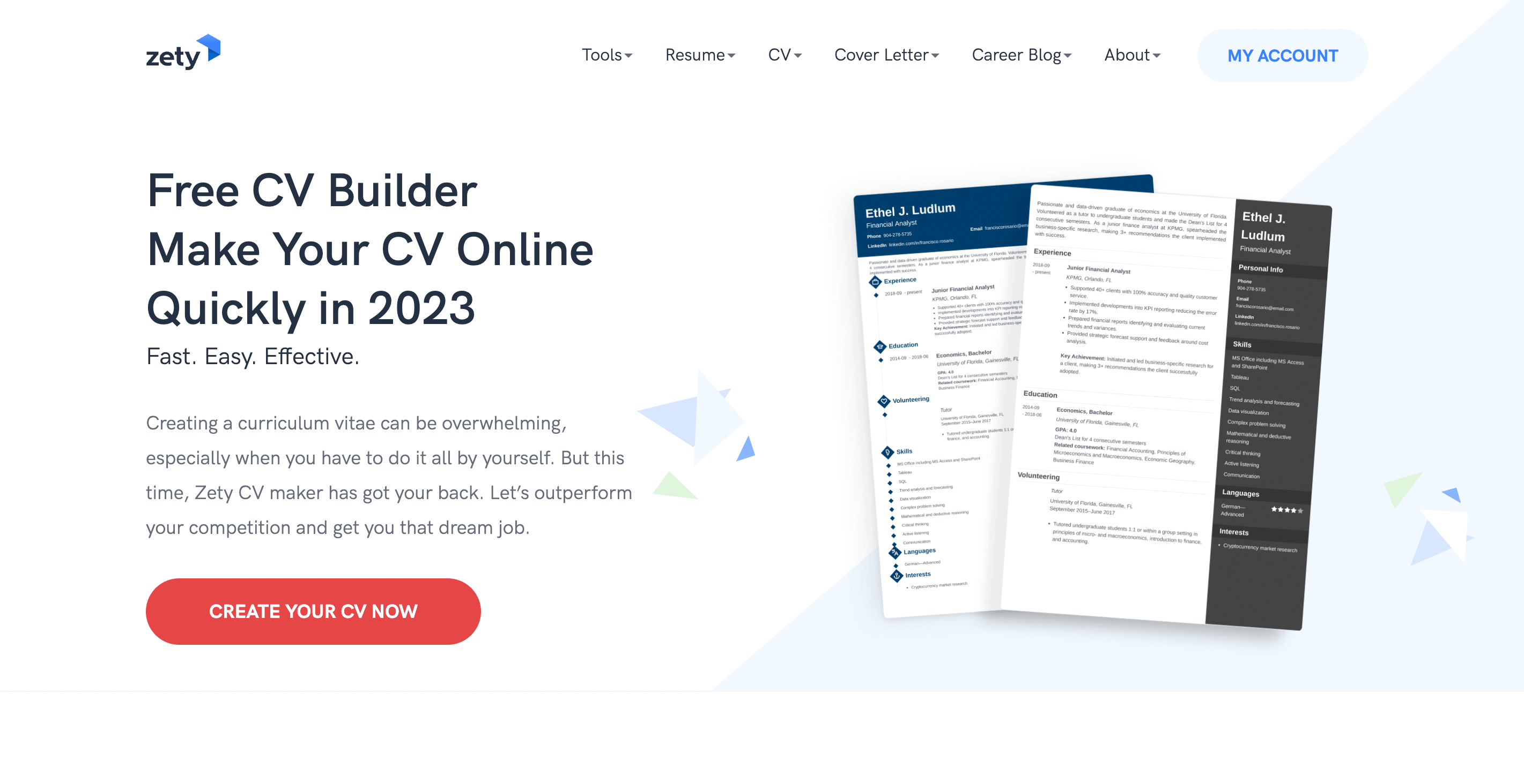 the best resume builder website