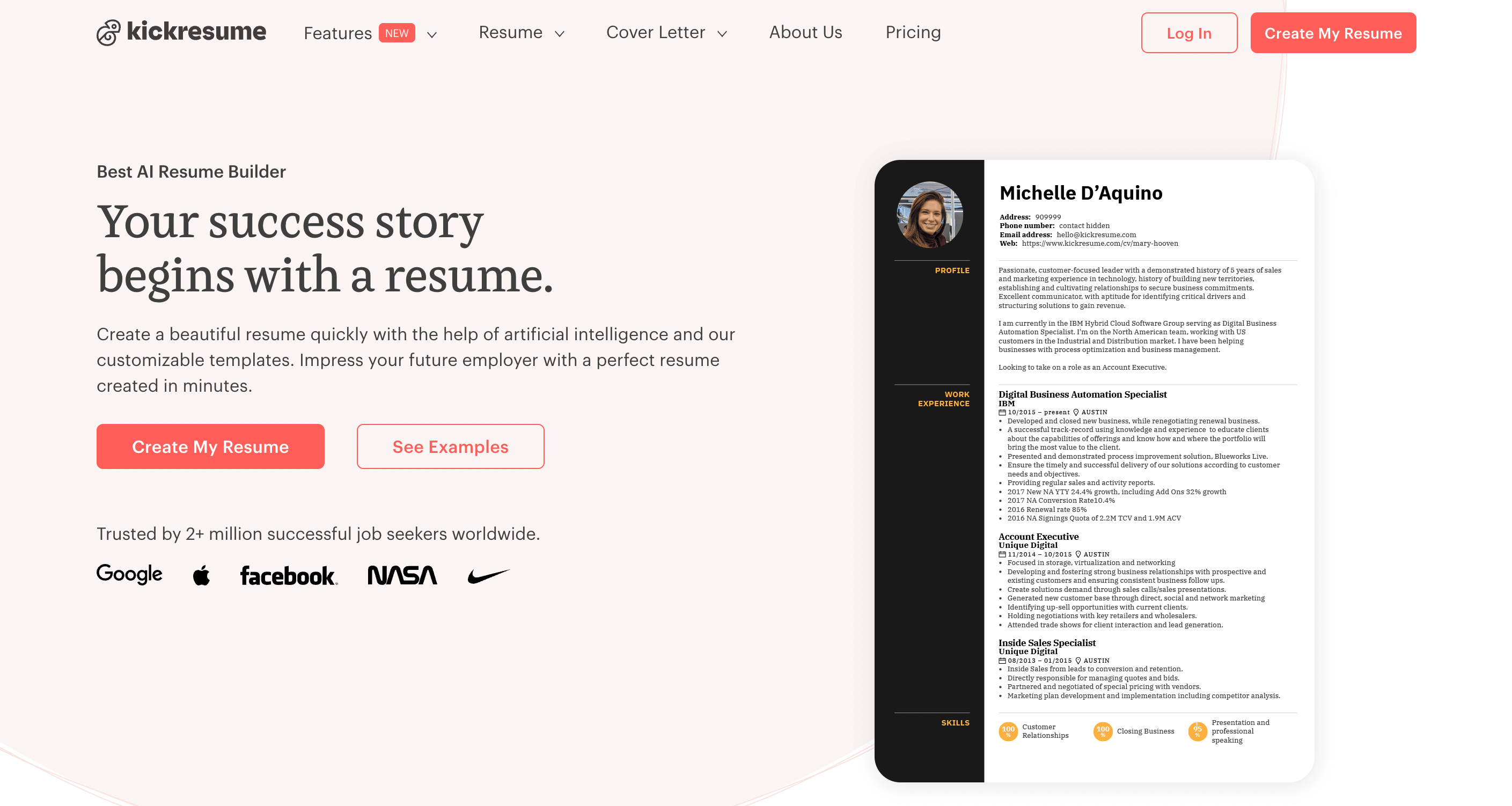 the best resume builder website