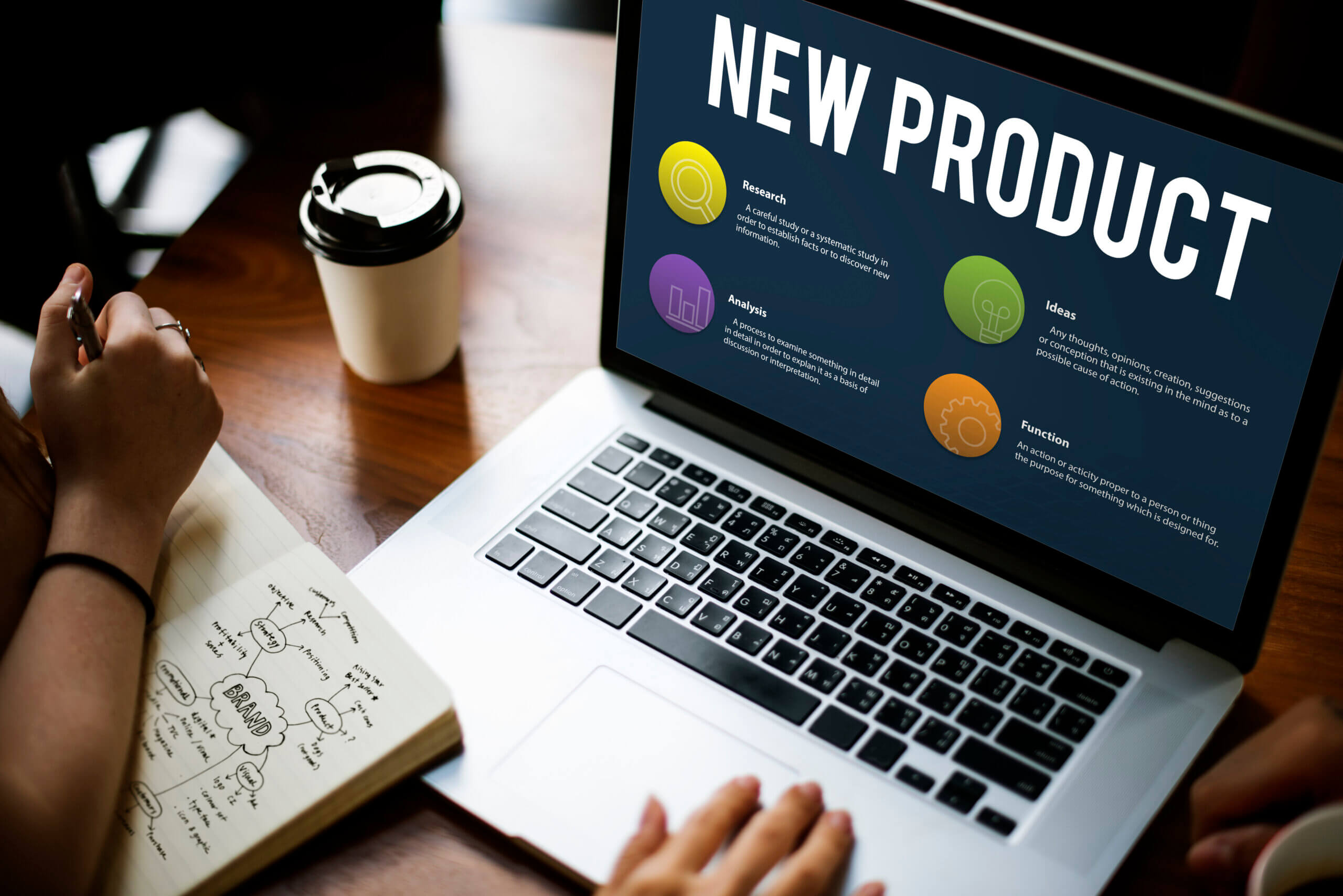 New Product Development Marketing Concept
