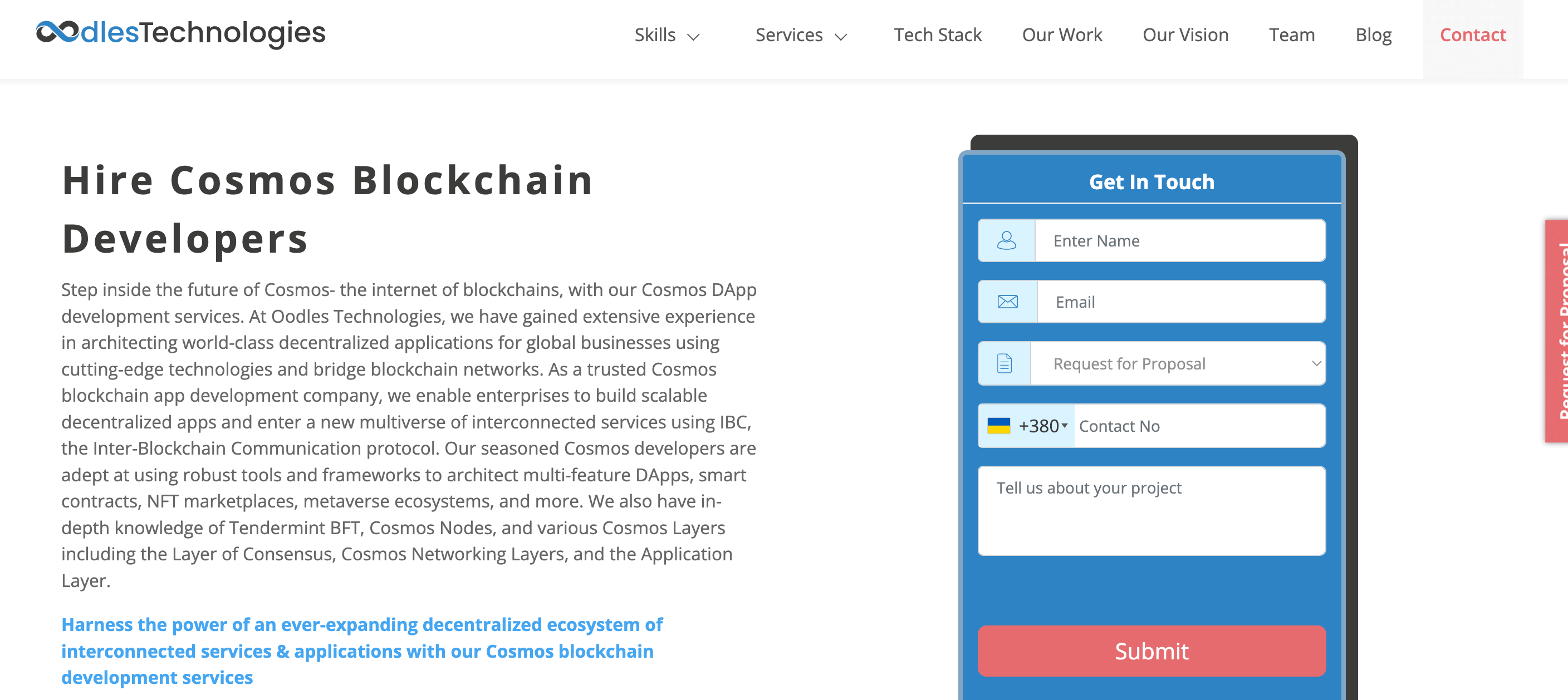 Top Cosmos SDK Development Companies