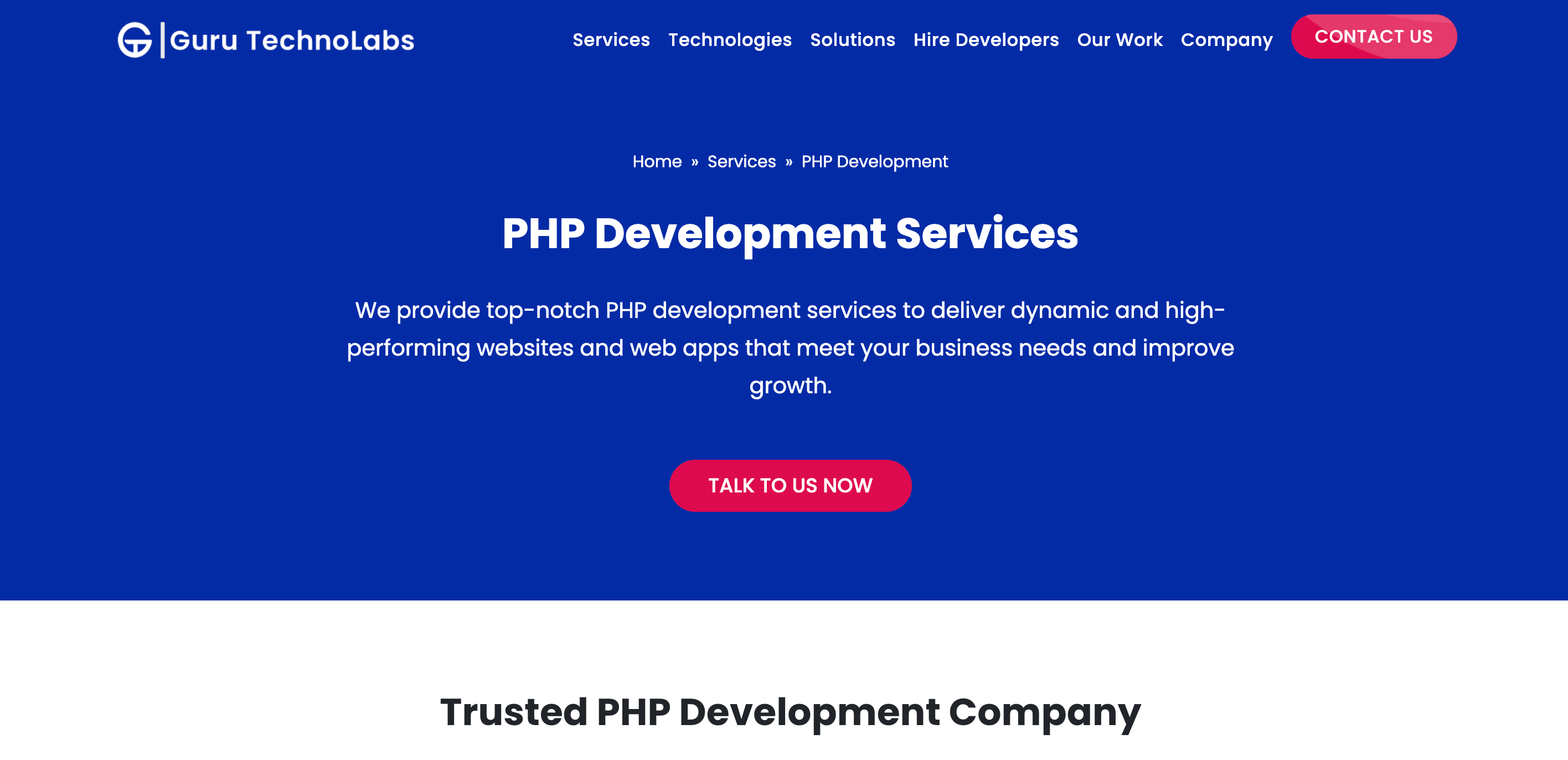 best PHP development company