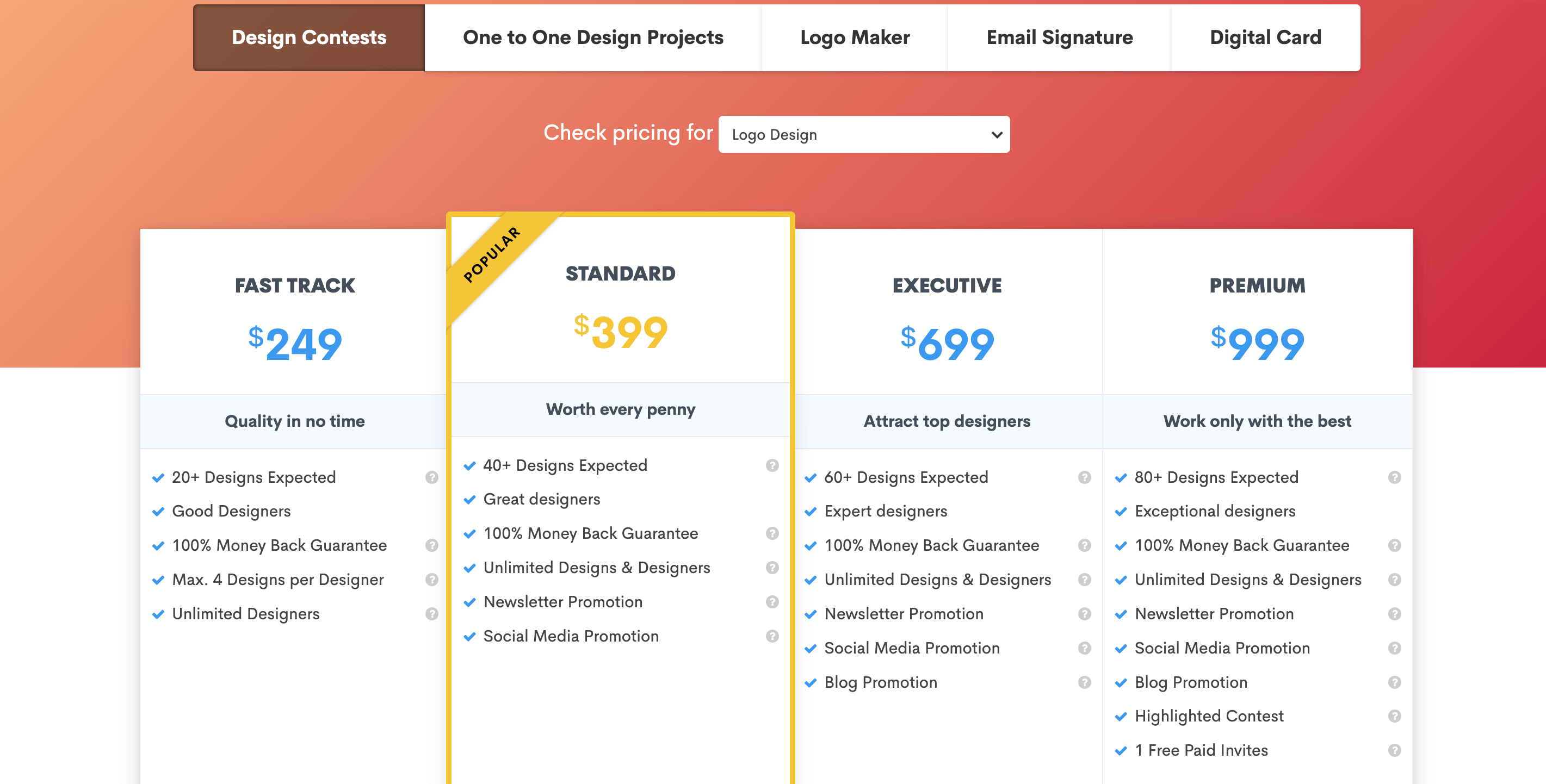 designhill pricing