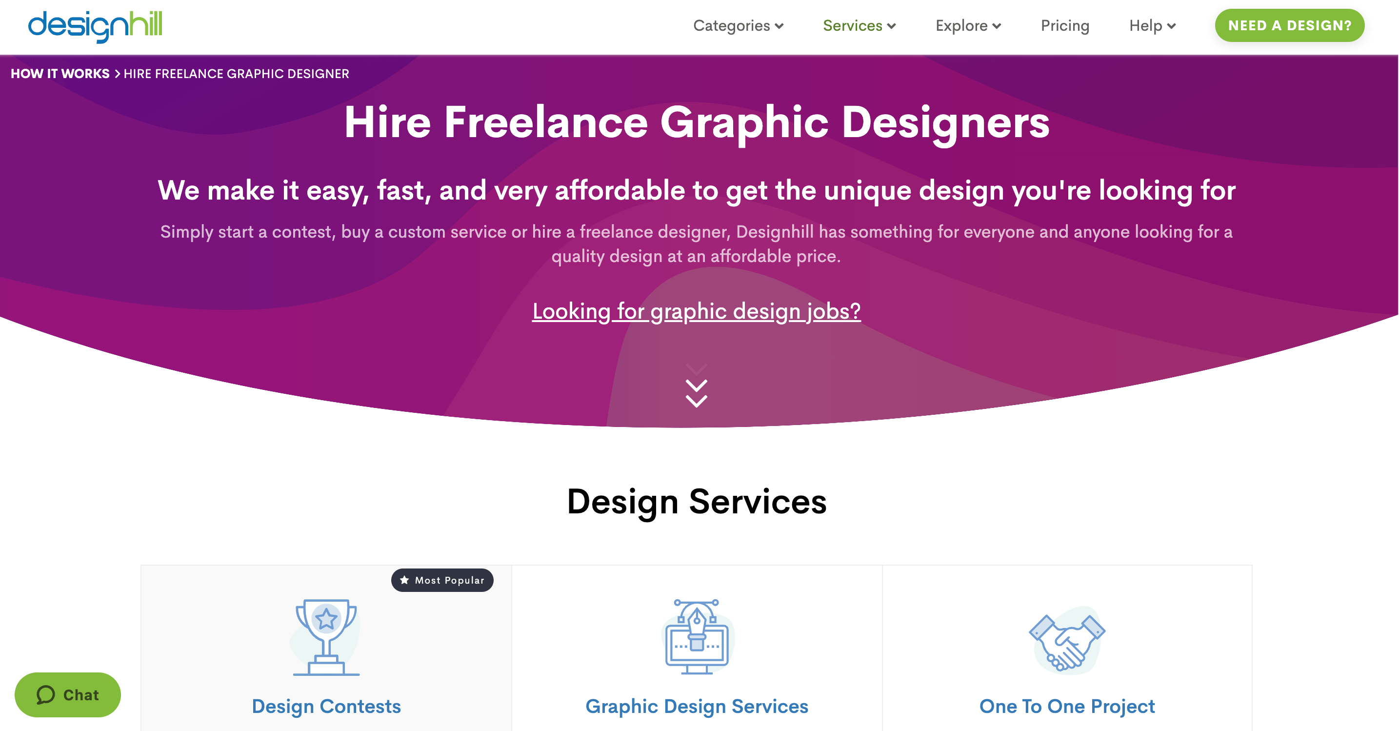 Designhill hire graphic designers