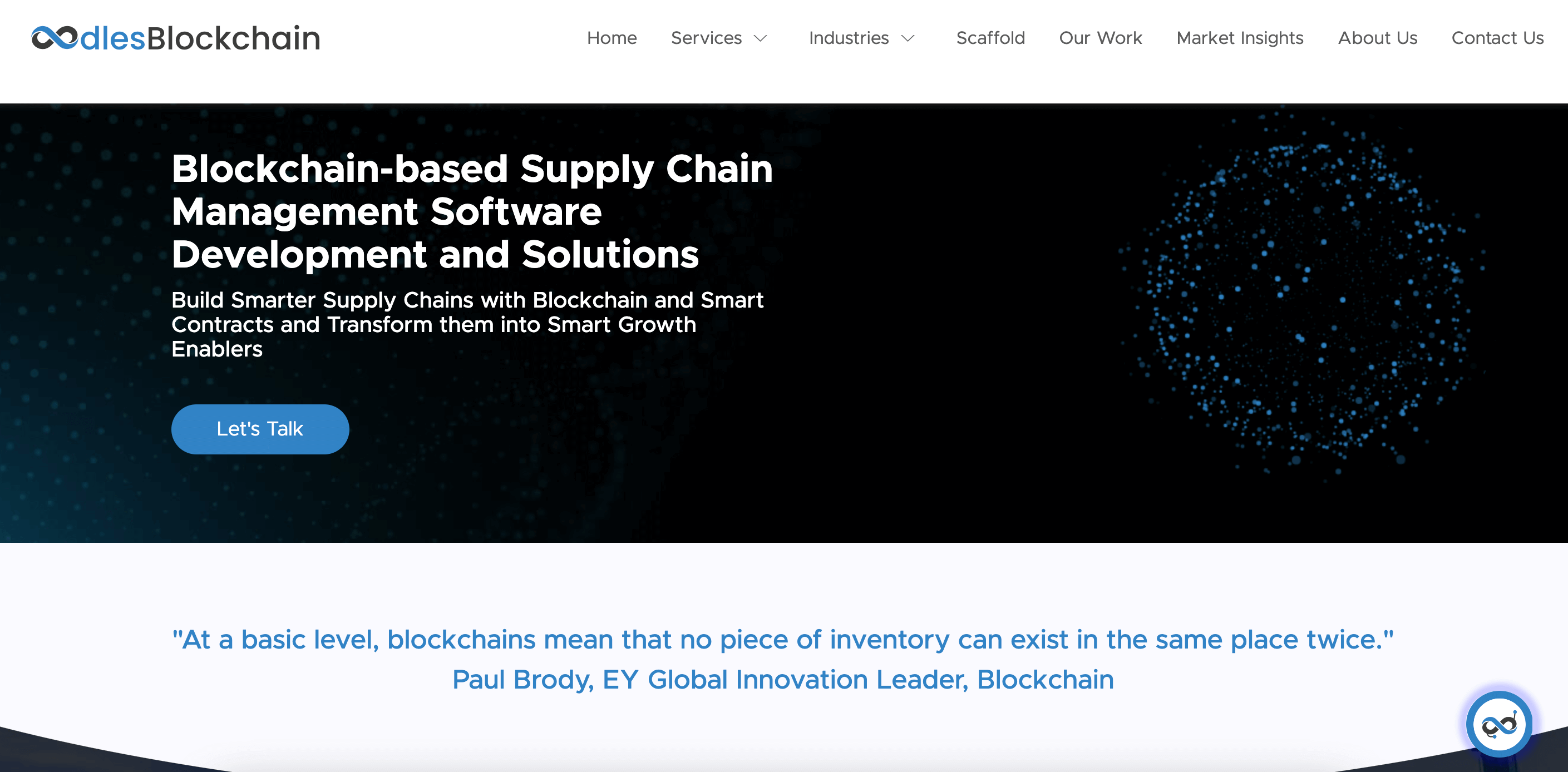 Decentralized Supply Chain Developers