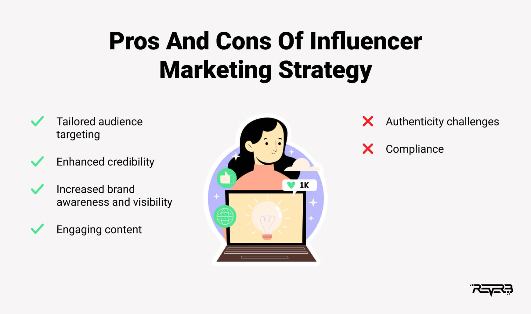 pros and cons of influencer marketing strategy
