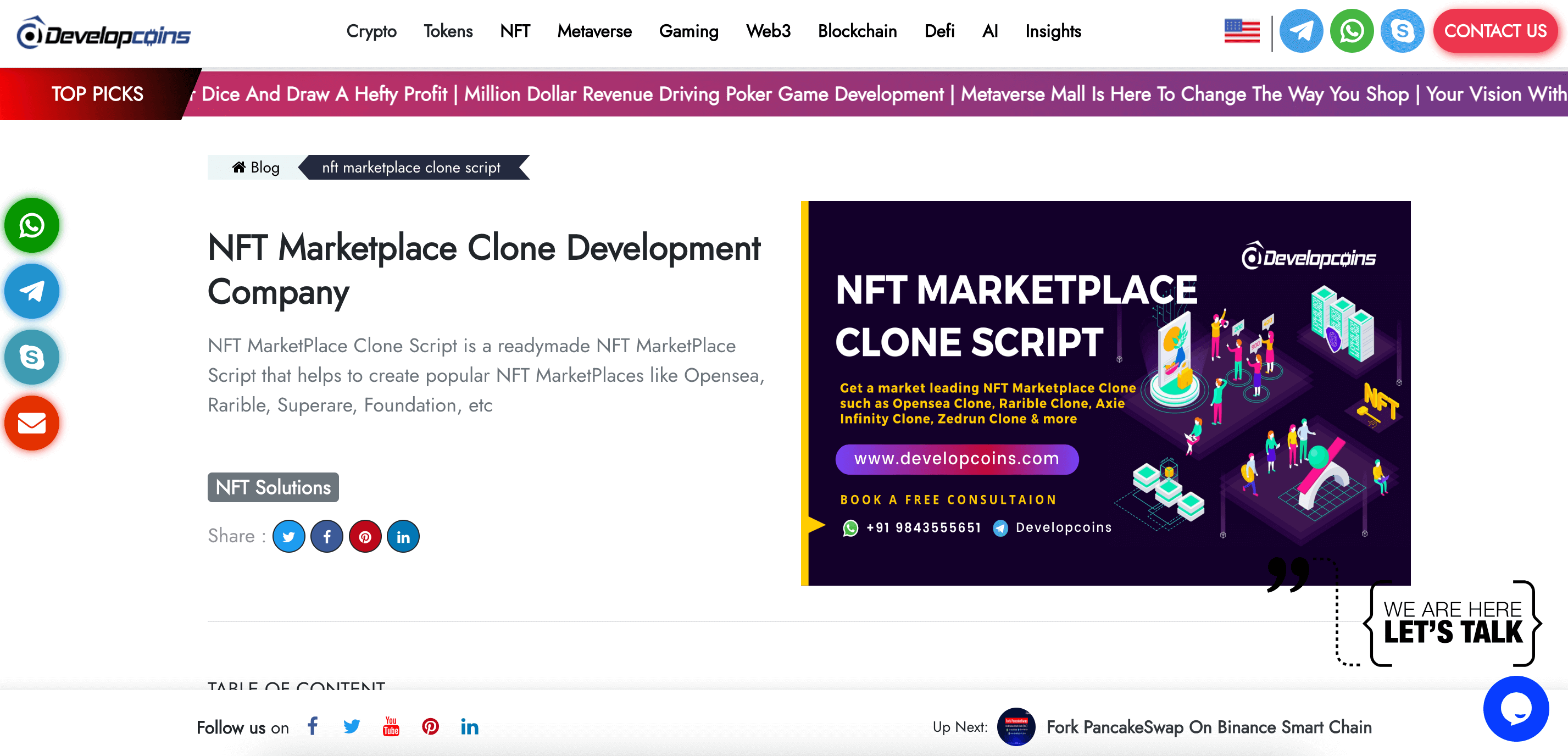 Top NFT Clone App Development Companies