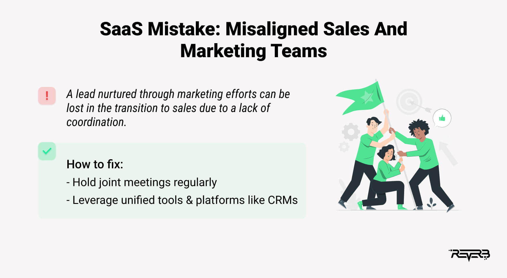 SaaS Mistake Misaligned Sales And Marketing Teams