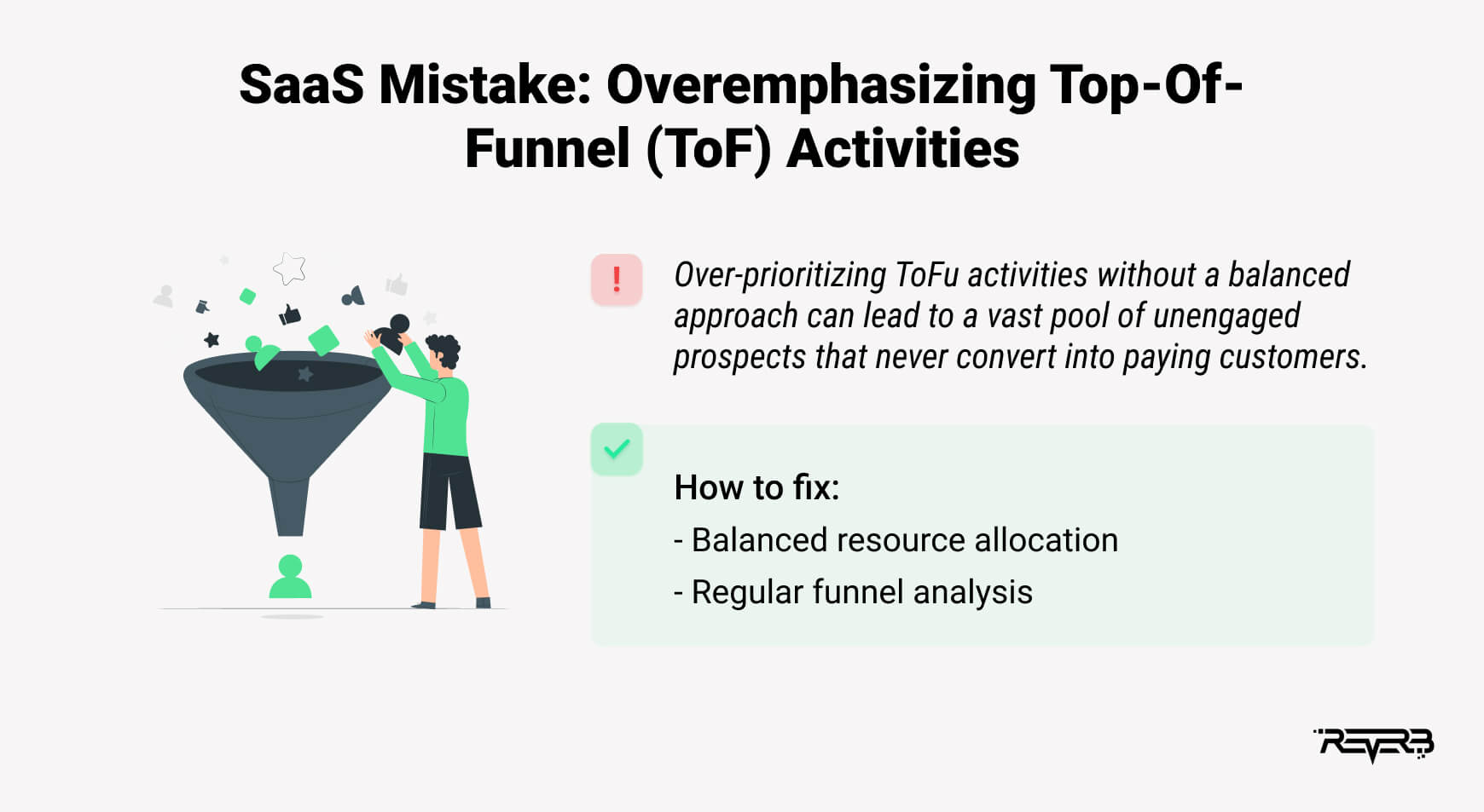 SaaS Mistake Overemphasizing Top-Of-Funnel