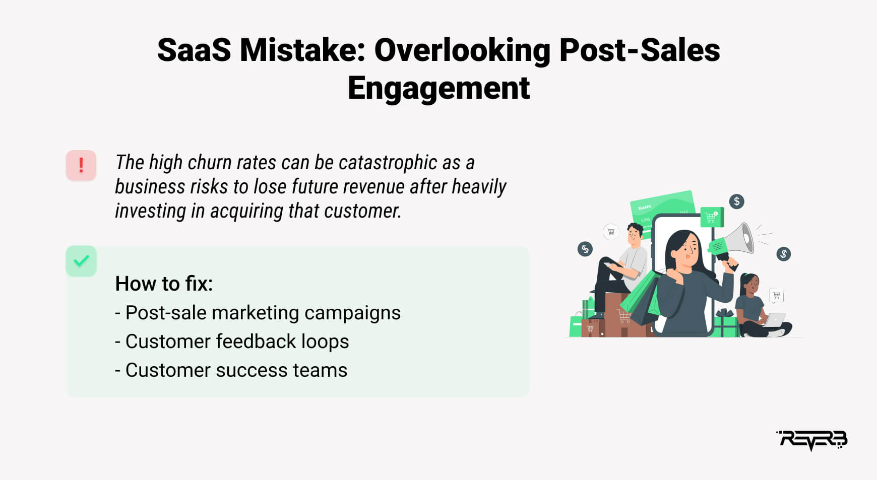 SaaS Mistake Overlooking post-sales engagement