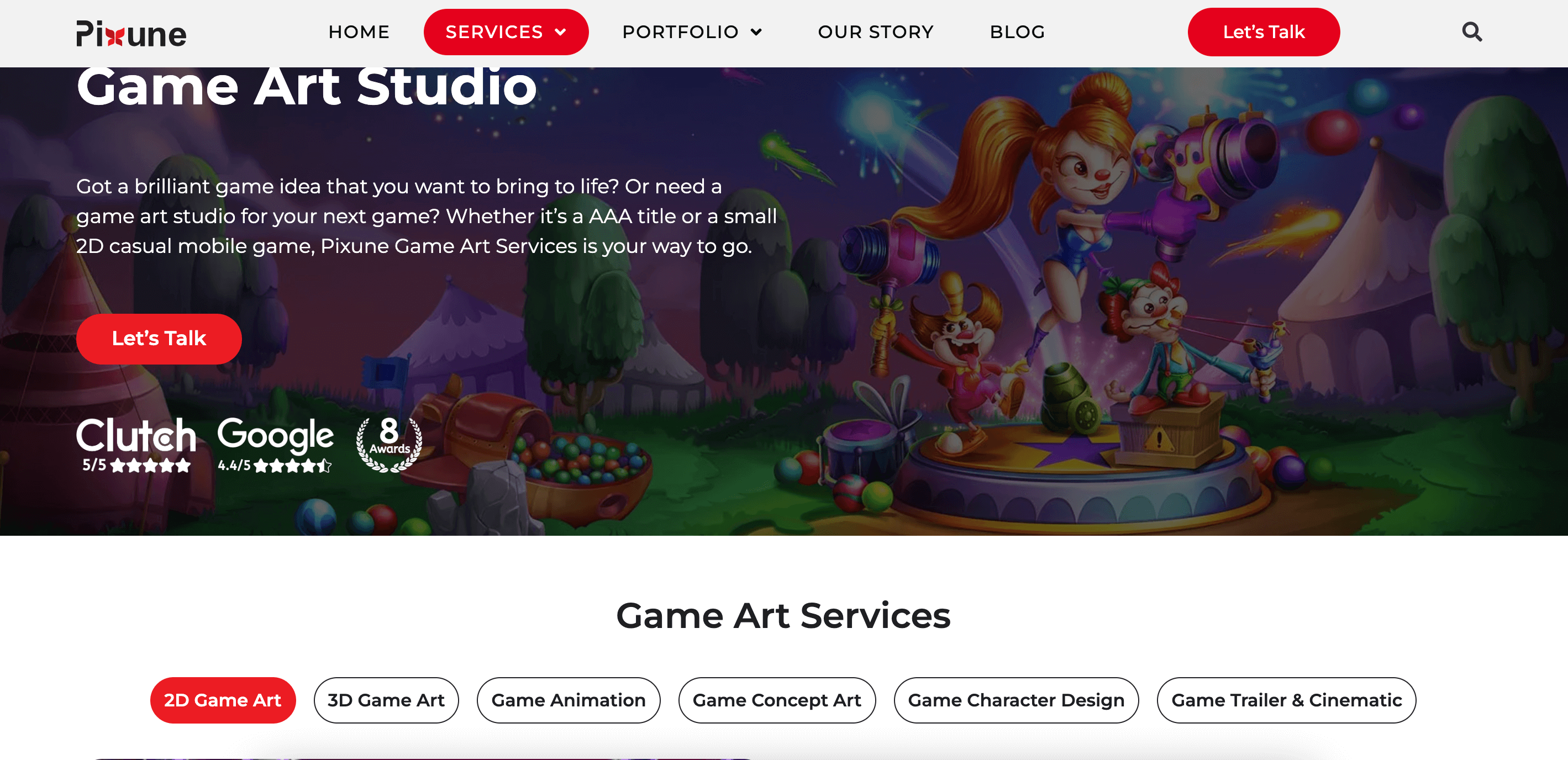 Top Game Art Outsourcing Companies