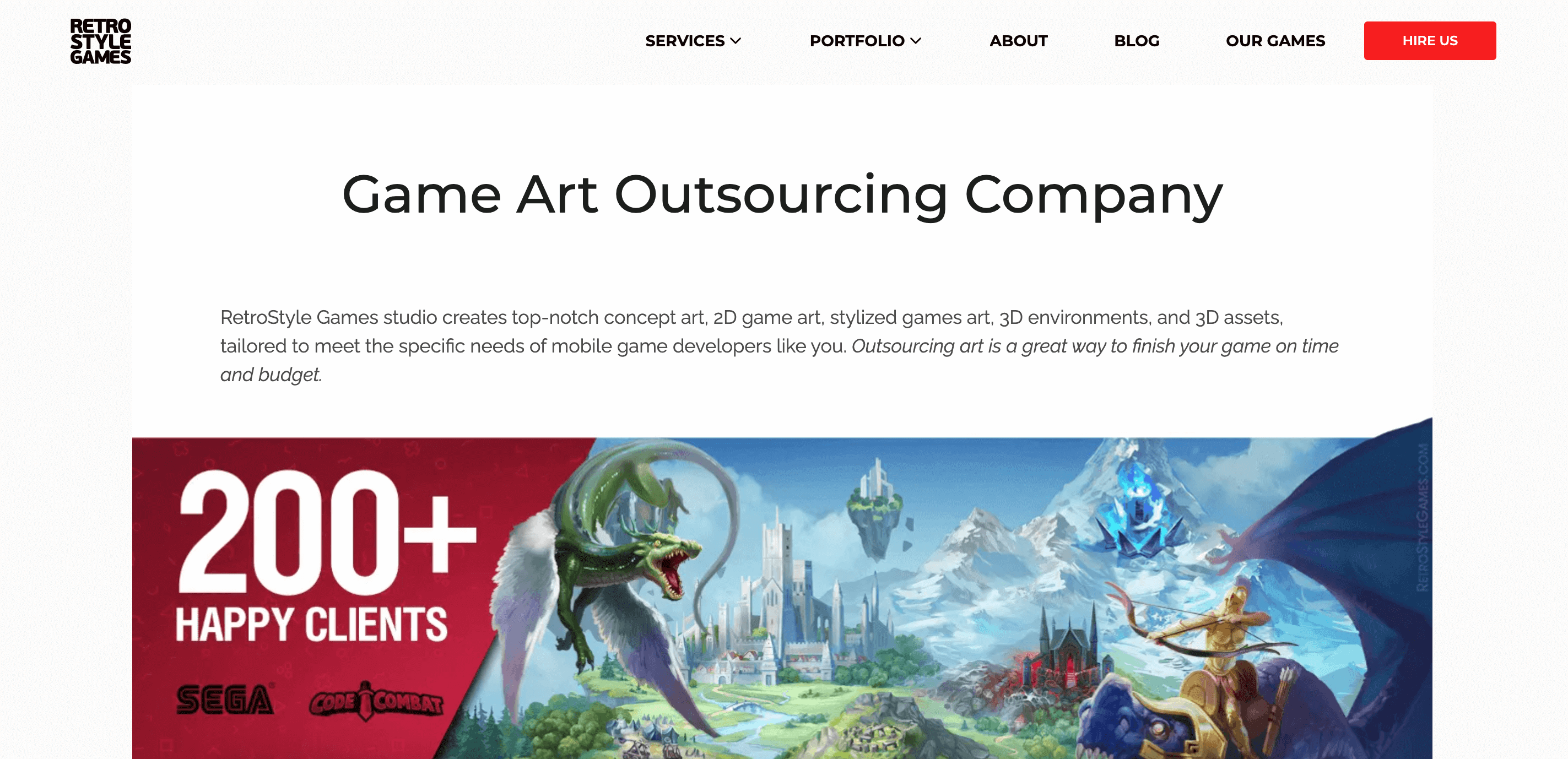 Top Game Art Outsourcing Orgaanizations