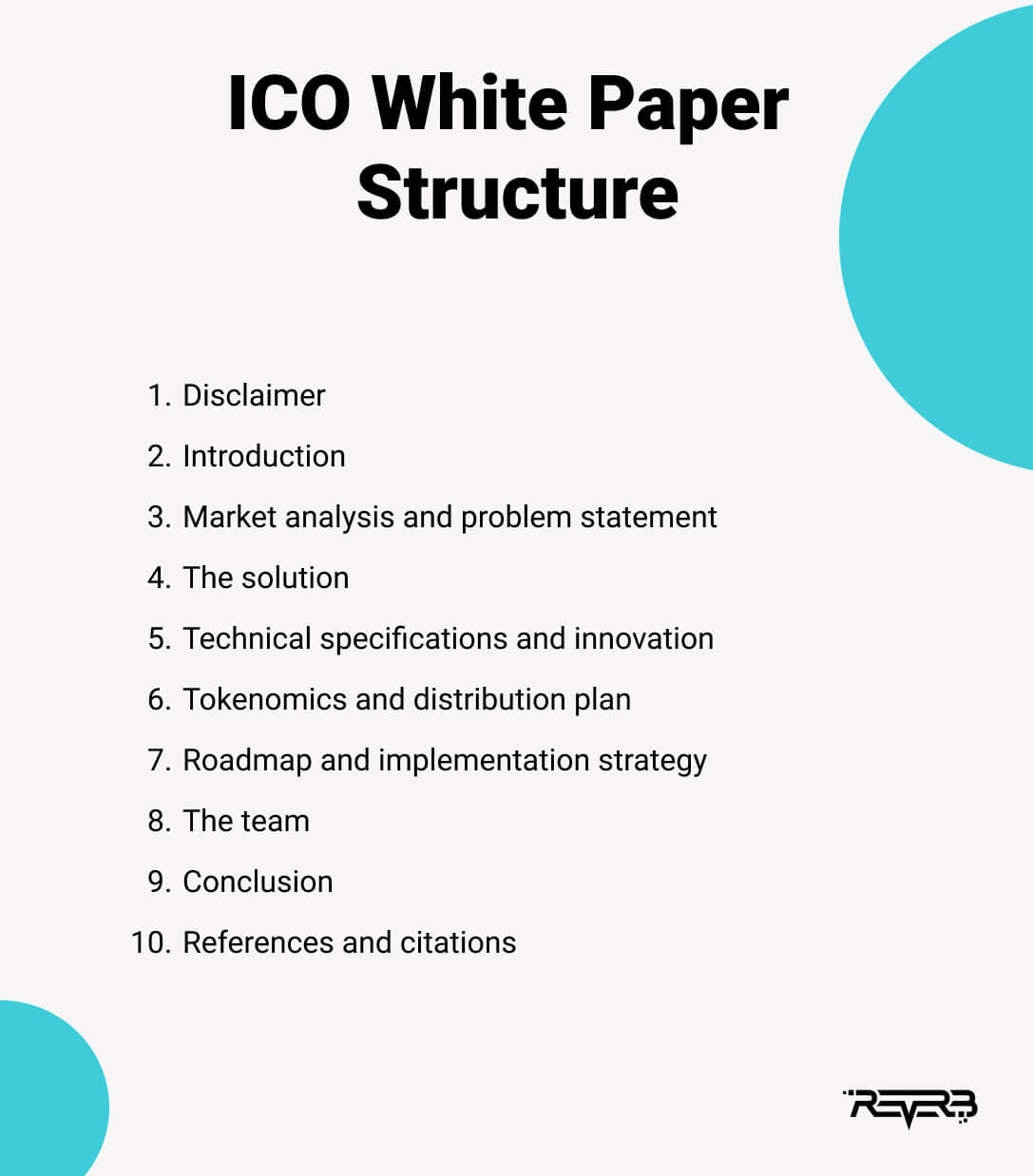 ICO white paper structure