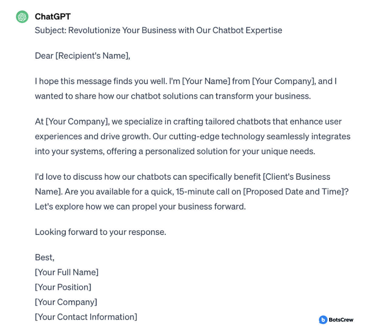 High-converting emails