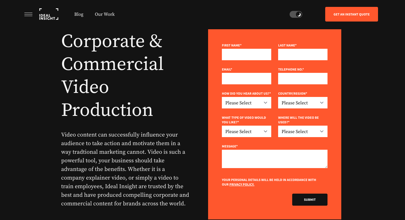 Ideal Insight Top Corporate Video Production Companies