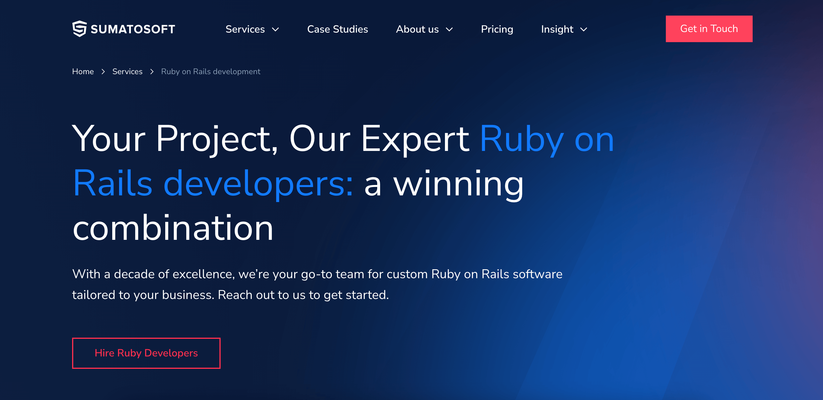 Top Ruby On Rails Developers