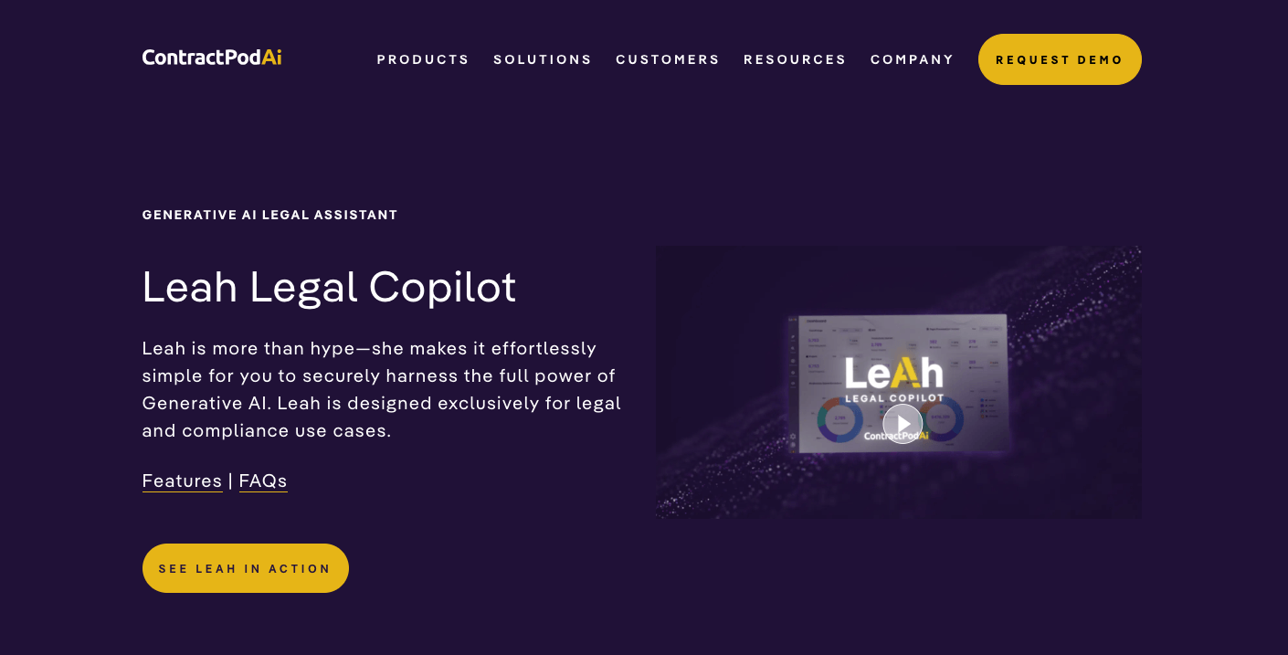 Leah Top Legal AI Tools