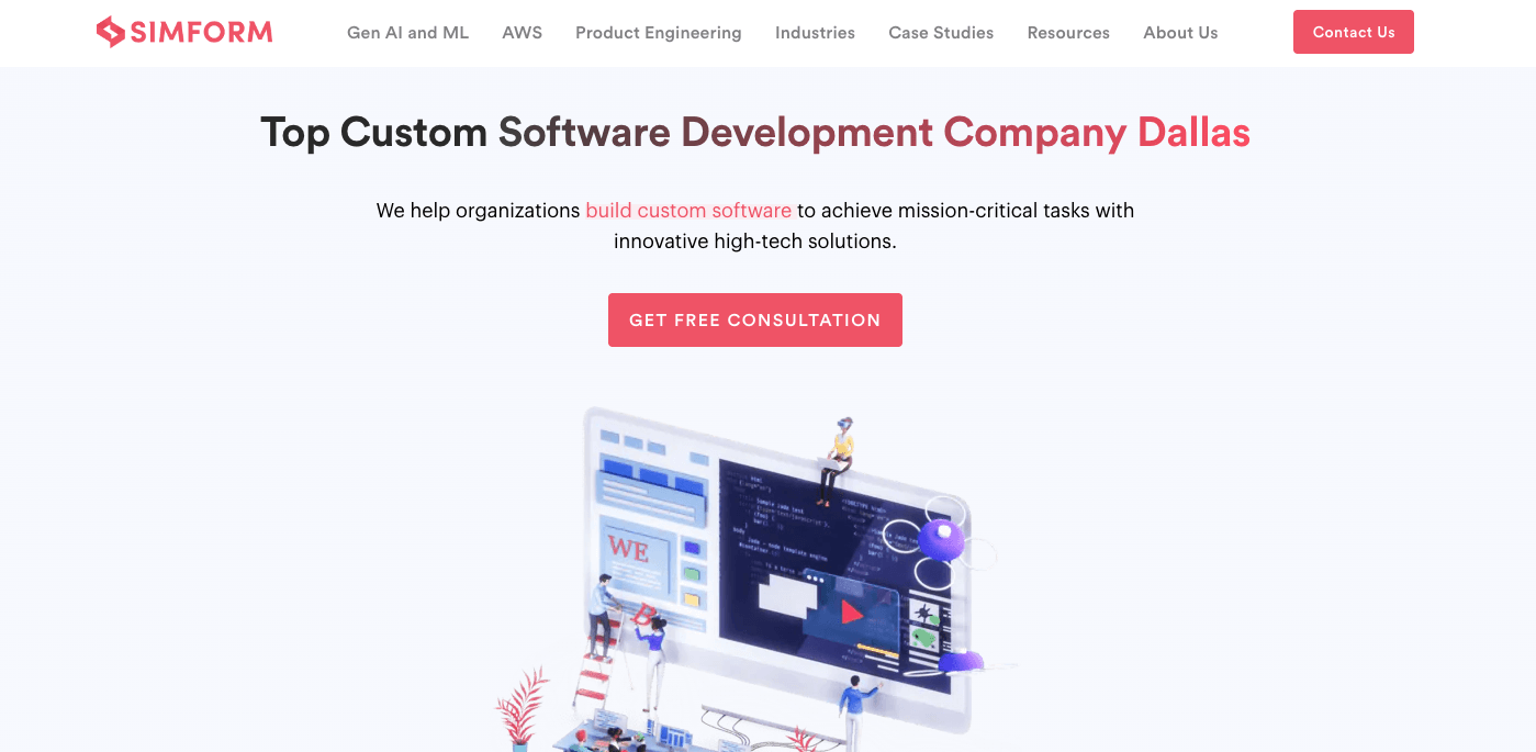 Simform Top Software Development Companies In Dallas