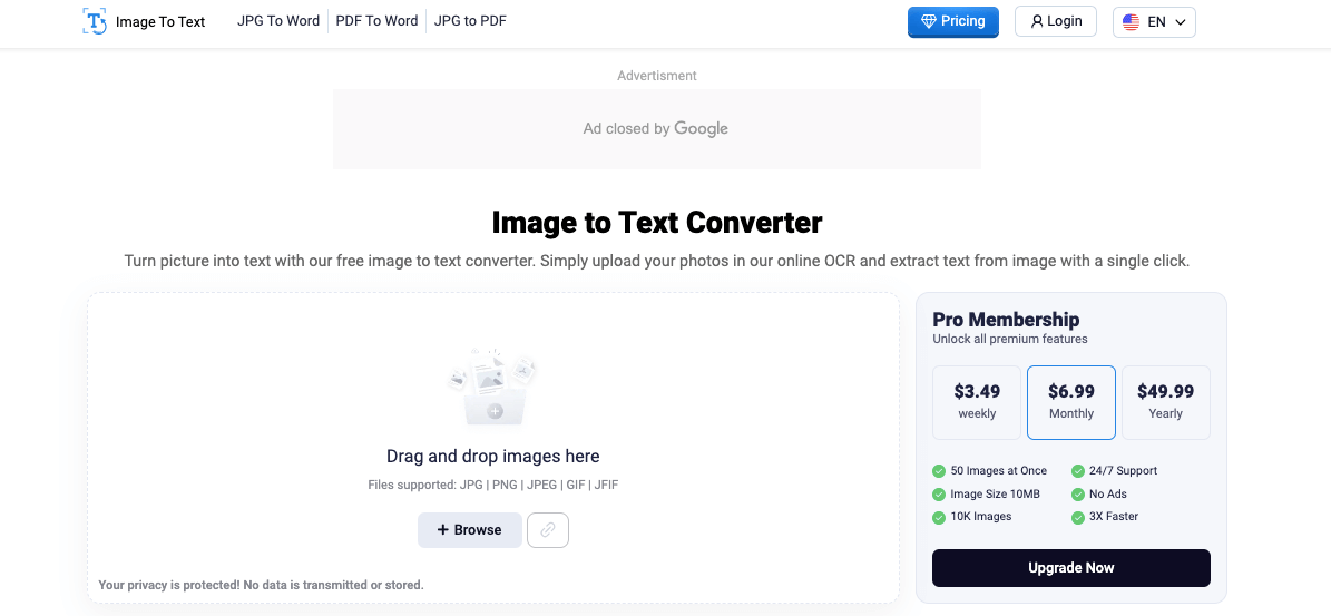  Imagetotext.io 