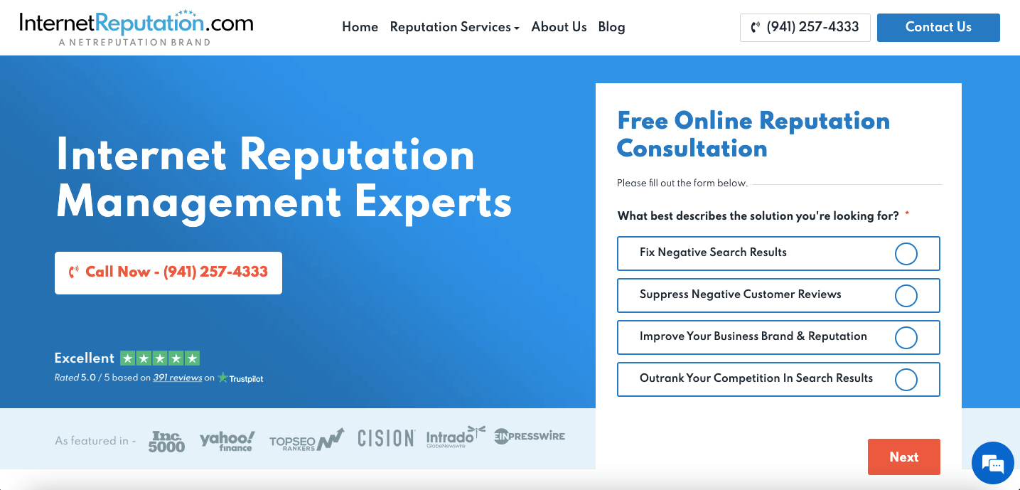 Internet Reputation