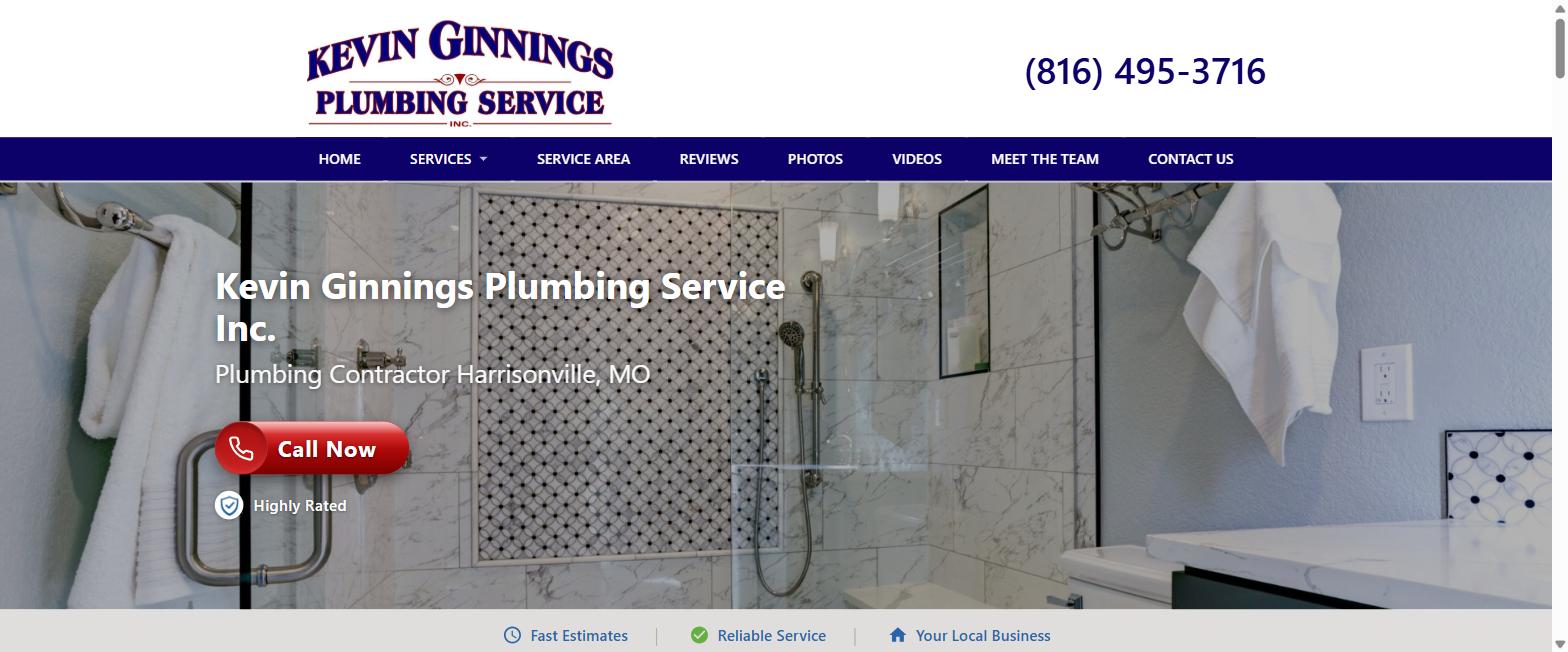 Kevin Ginnings Plumbing Service Inc.
