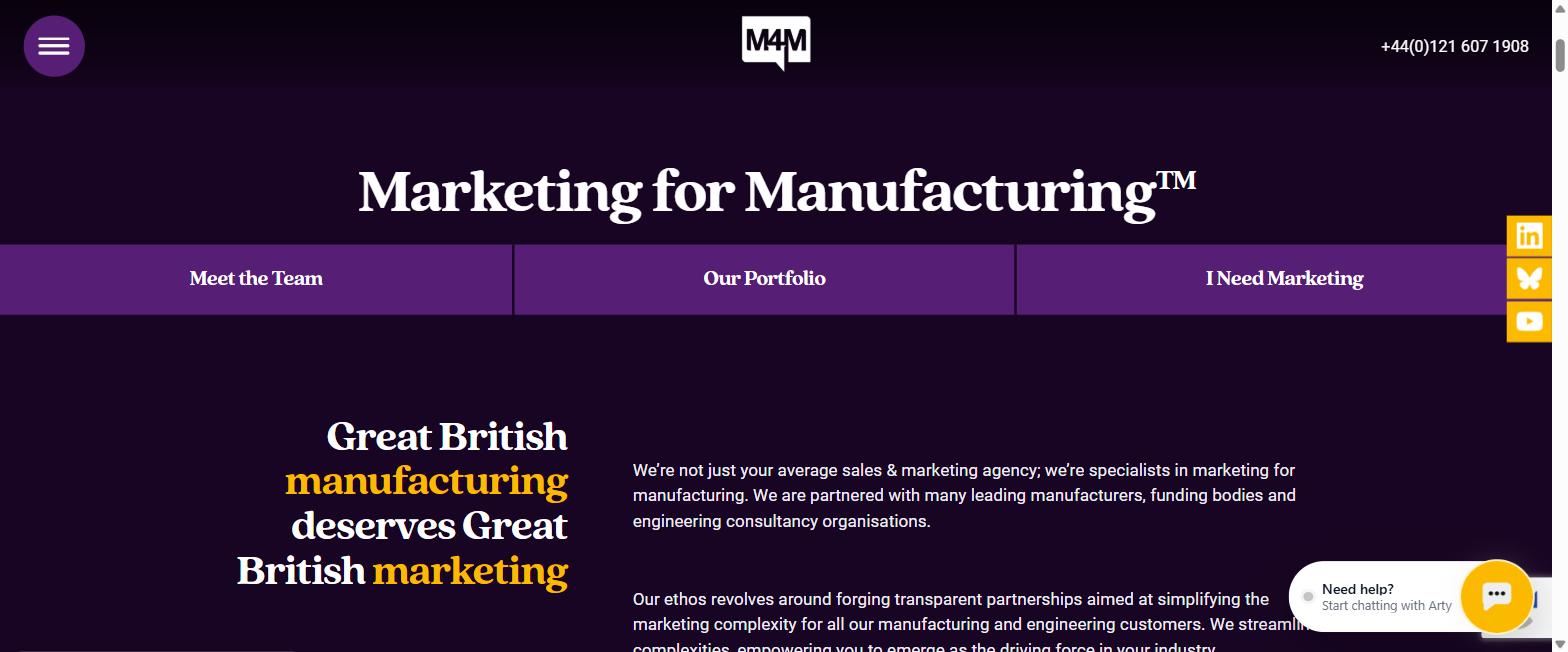 Marketing for Manufacturing