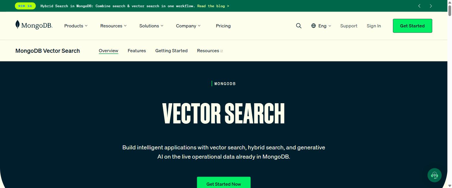 MongoDB Atlas Vector Search