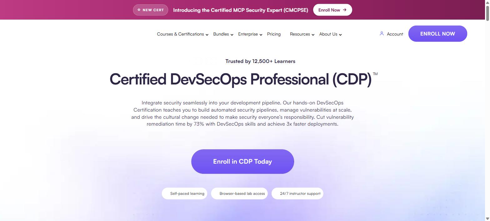 Practical DevSecOps CDP
